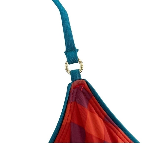 Marc By Marc Jacobs Red and Blue Checkered One Piece Swimsuit - Picture 6 of 15